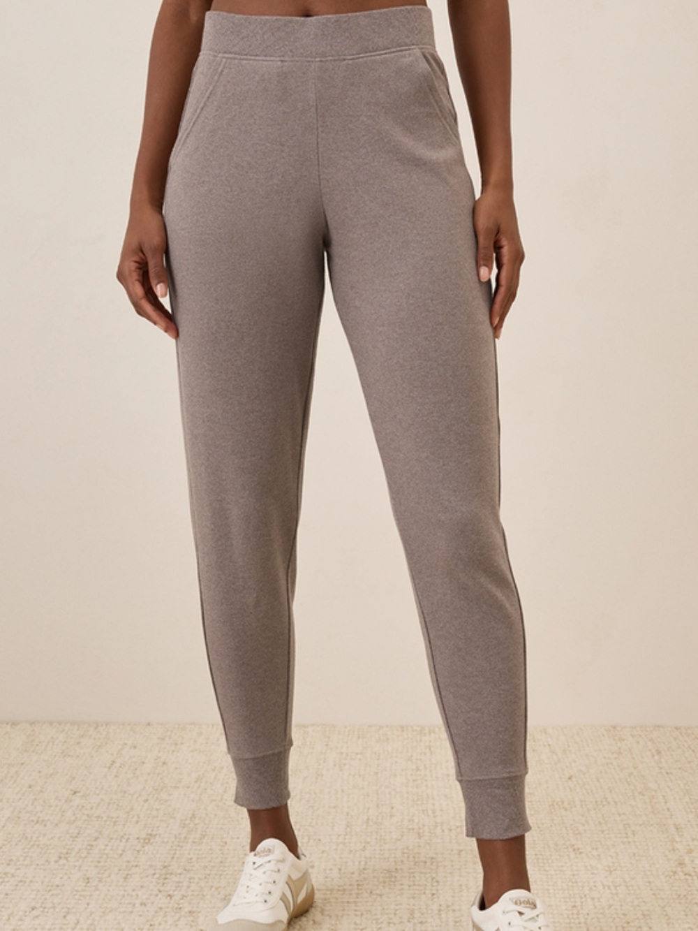 Pact Women’s Deep Taupe Heather Airplane Jogger